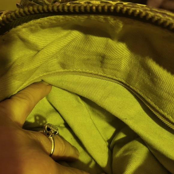 Liz Claiborne animal print satchel purse - Picture 6 of 10